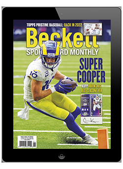 Beckett Sports Card Monthly January 2022 Digital